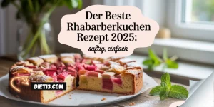 Der beste Rhabarberkuchen Rezept 2025: Saftig, Einfach