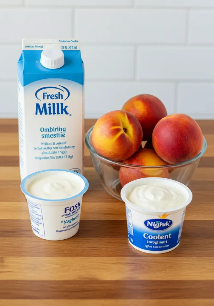 The Sweetest 5-Minute Peach Smoothie recipes for peach smoothies
