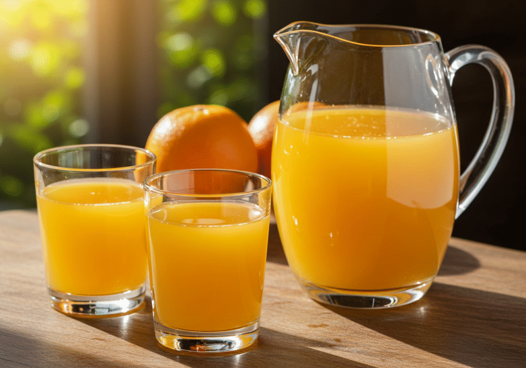 Classic Apple & Citrus Juices – Refreshing Trio
