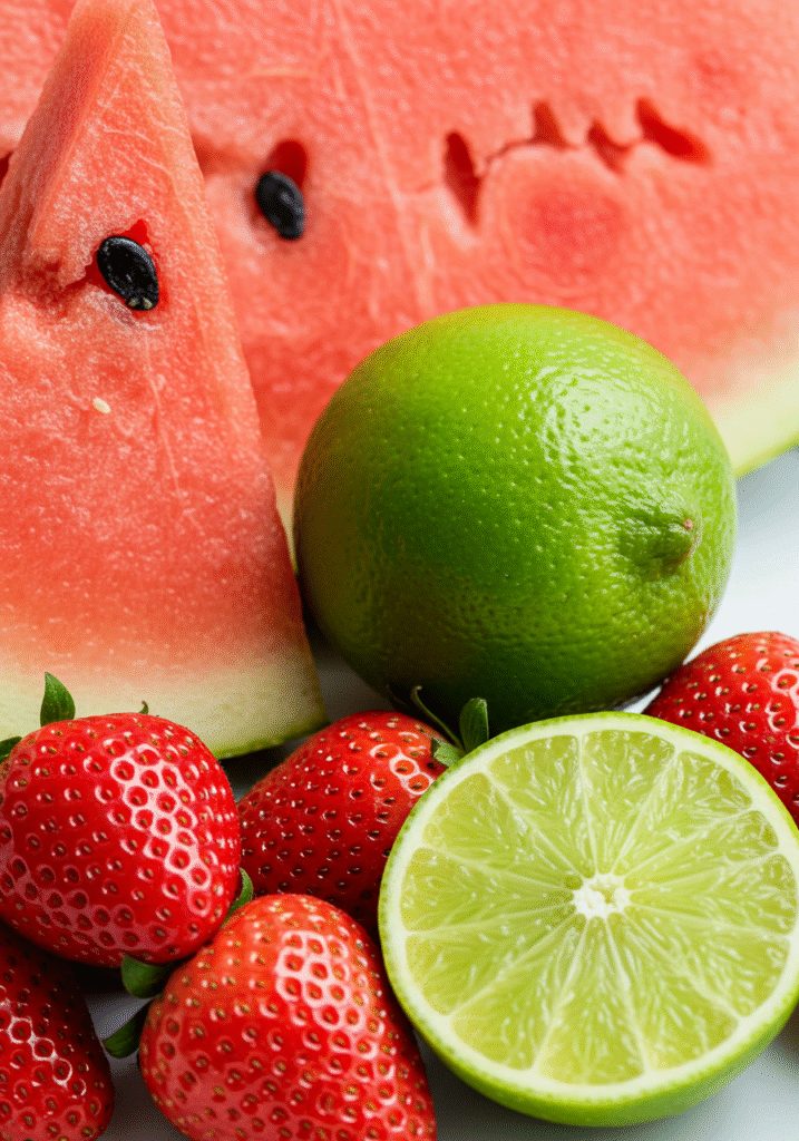 Watermelon Strawberry Lime Smoothie – Ultra Hydrating
